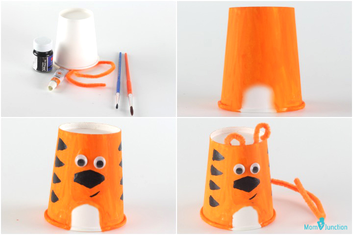 How to Make a Paper Cup Dog Craft