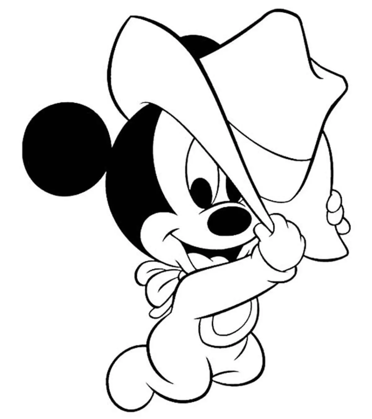 mouse coloring page