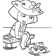 www dora coloring pages