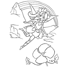 coloring pages fairy princess