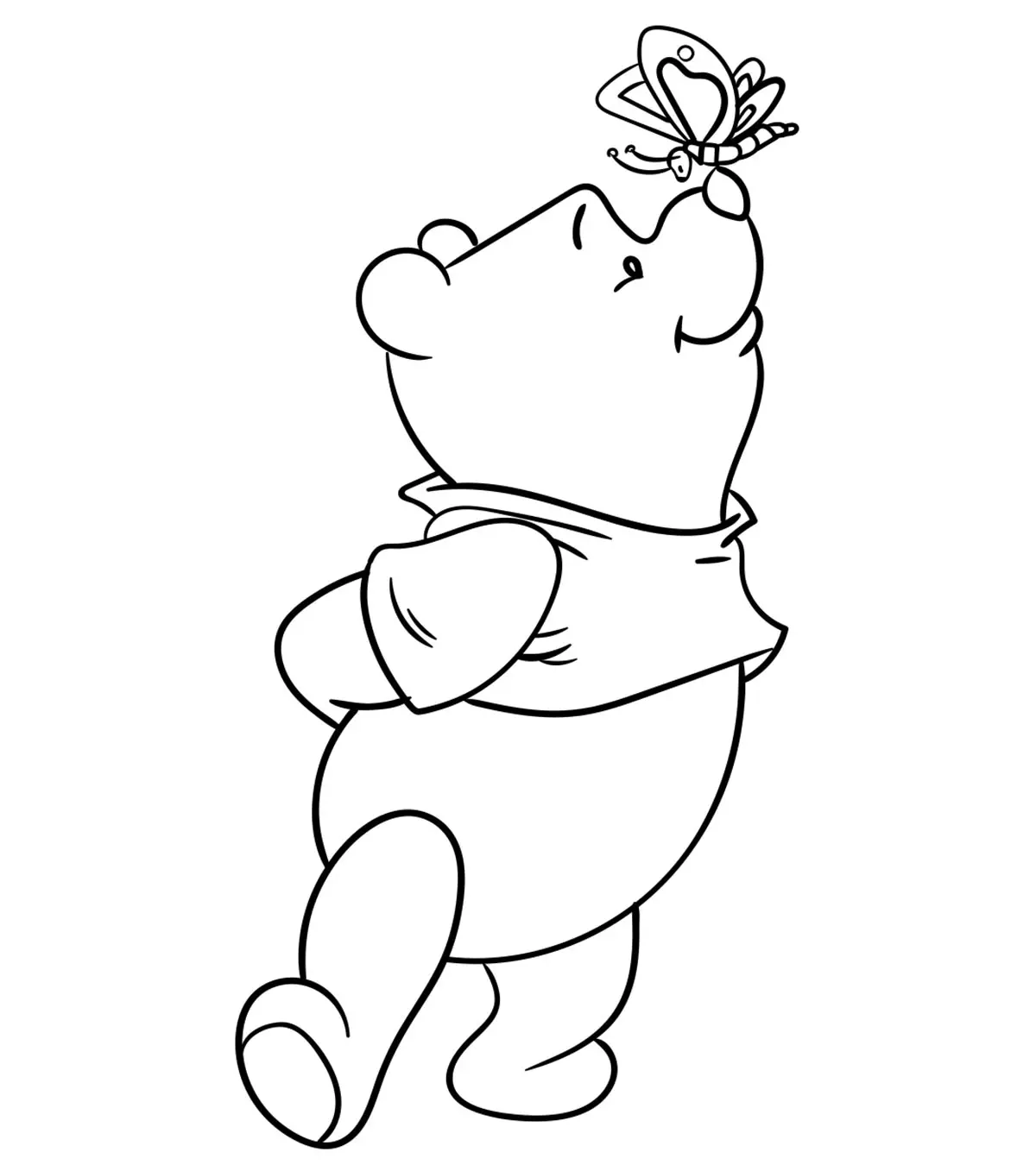 winnie the pooh coloring page