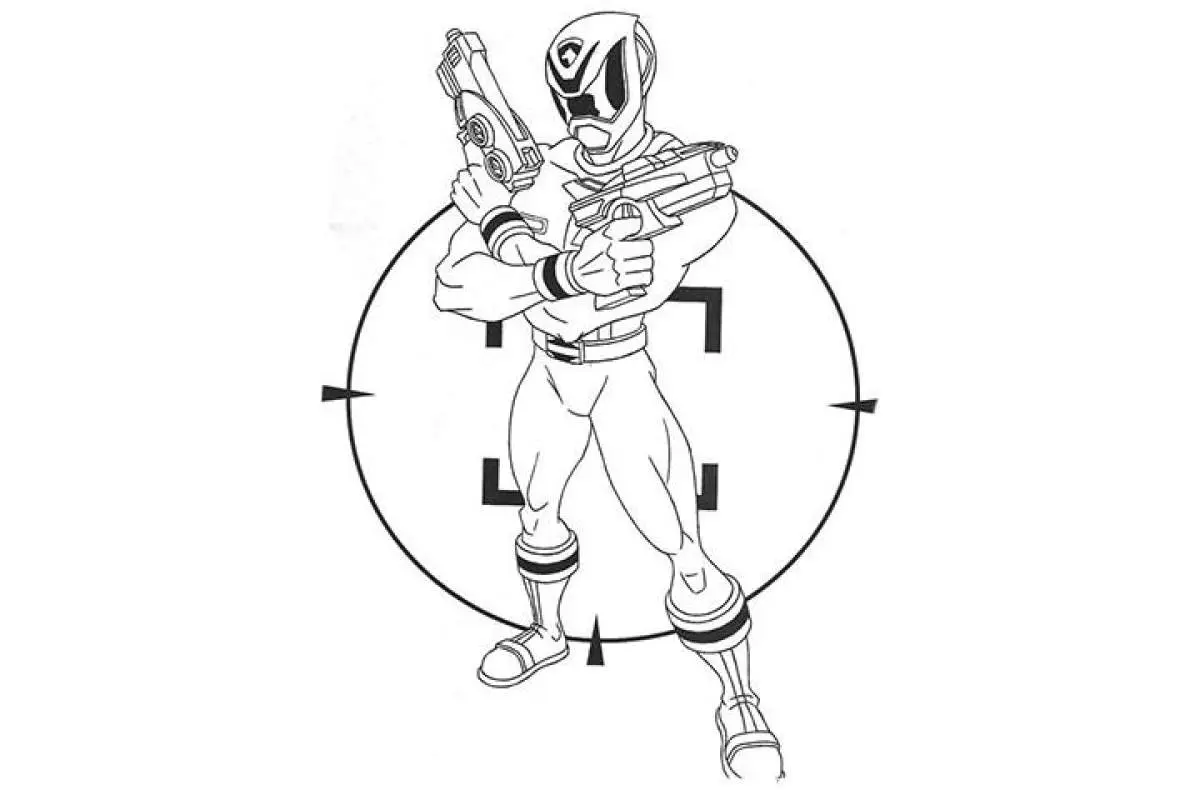 power rangers dino thunder coloring pages