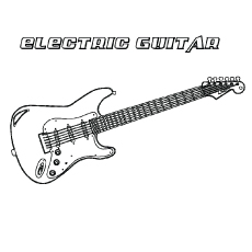 Download Top 25 Free Printable Guitar Coloring Pages Online