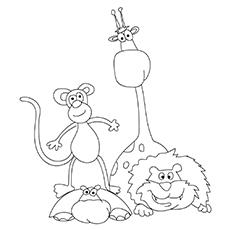 Top 10 Free Printable Jungle Animals Coloring Pages Online