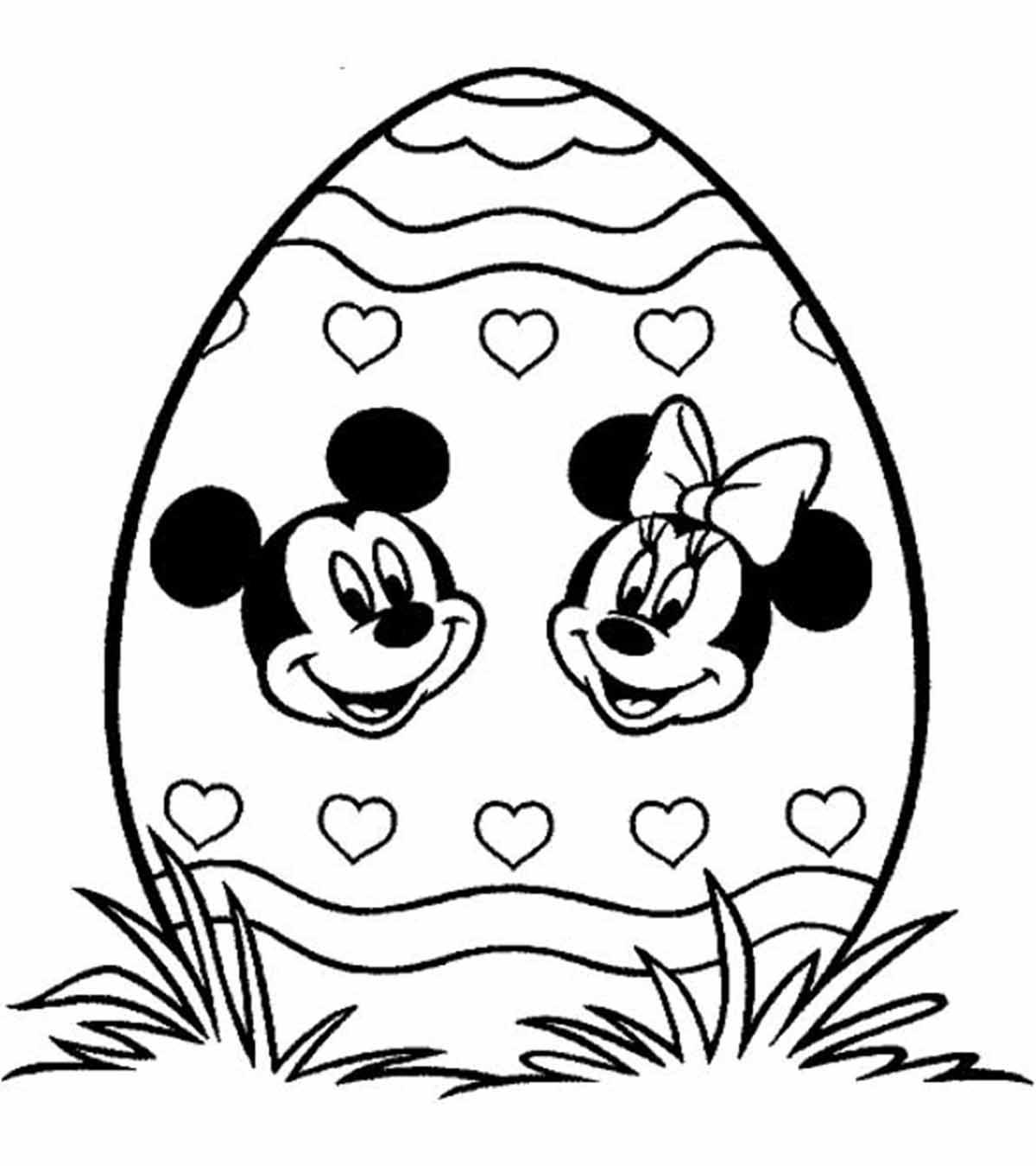 470 Coloring Pages Disney Easter  Images
