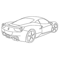 Top 20 Free Printable Sports Car Coloring Pages Online