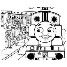 molly the train coloring pages