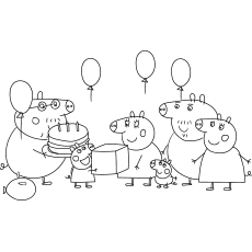 Top 35 Free Printable Peppa Pig Coloring Pages Online