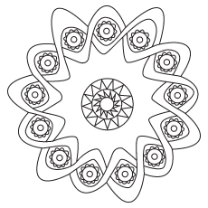 Top 30 Free Printable Geometric Coloring Pages Online