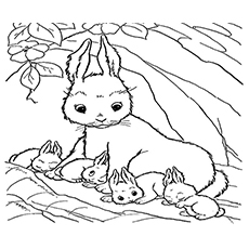 Top 10 Free Printable Rabbit Coloring Pages Online