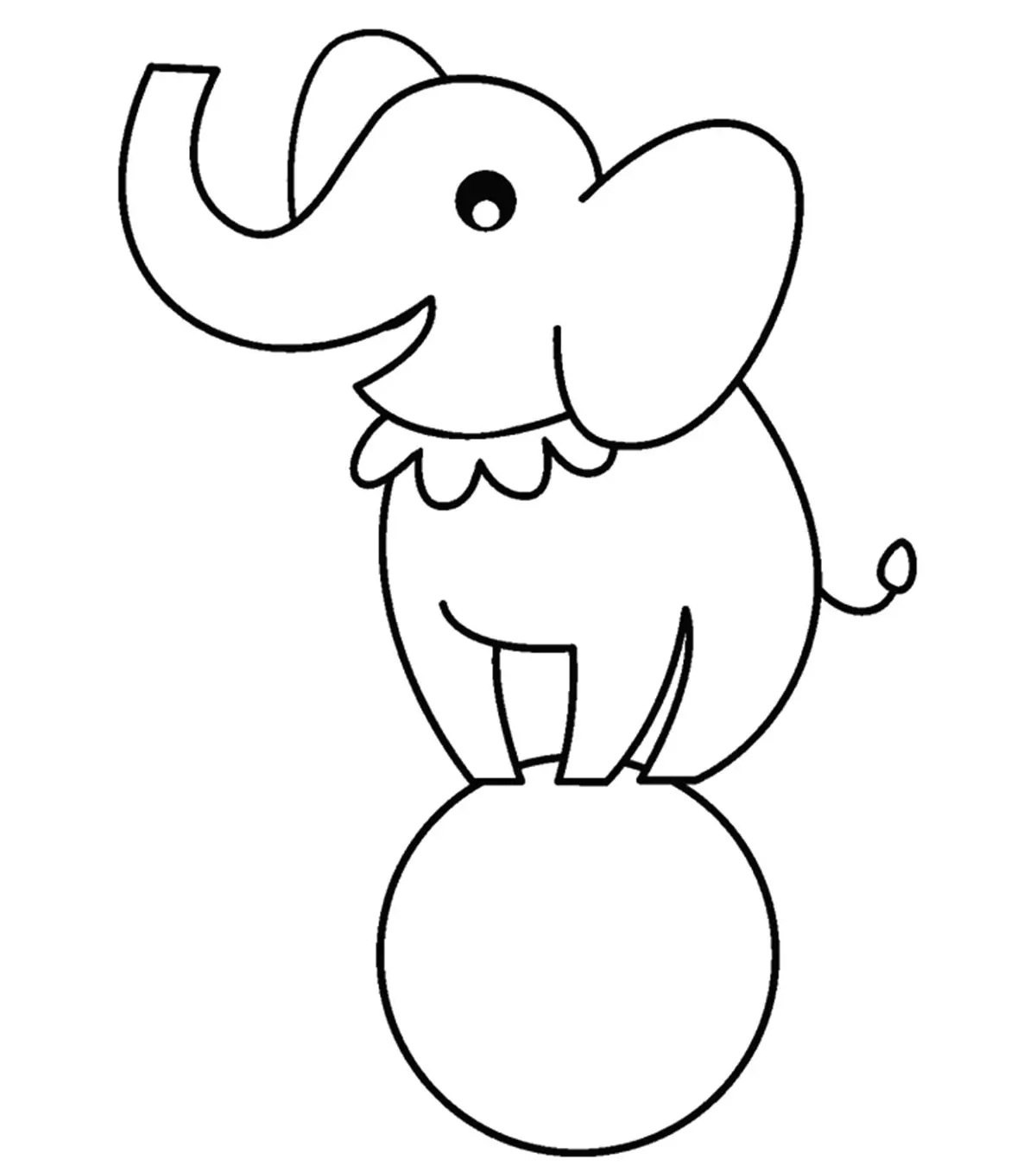 coloring page for 1 year