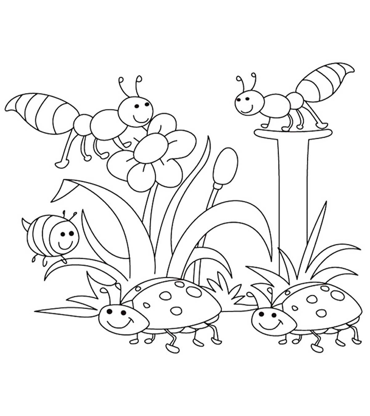 Top 24 Free Printable Spring Coloring Pages Online