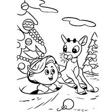 20 best rudolph 'the red nosed reindeer' coloring pages