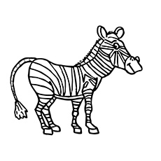 top 20 free printable zebra coloring pages online