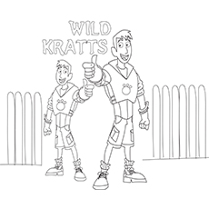 Wild Kratts Coloring Pages - Free Printable - MomJunction