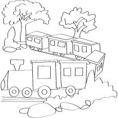 Top 26 Free Printable Train Coloring Pages Online