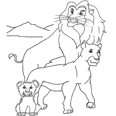 between the lions coloring pages