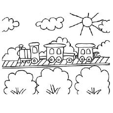 Top 26 Free Printable Train Coloring Pages Online