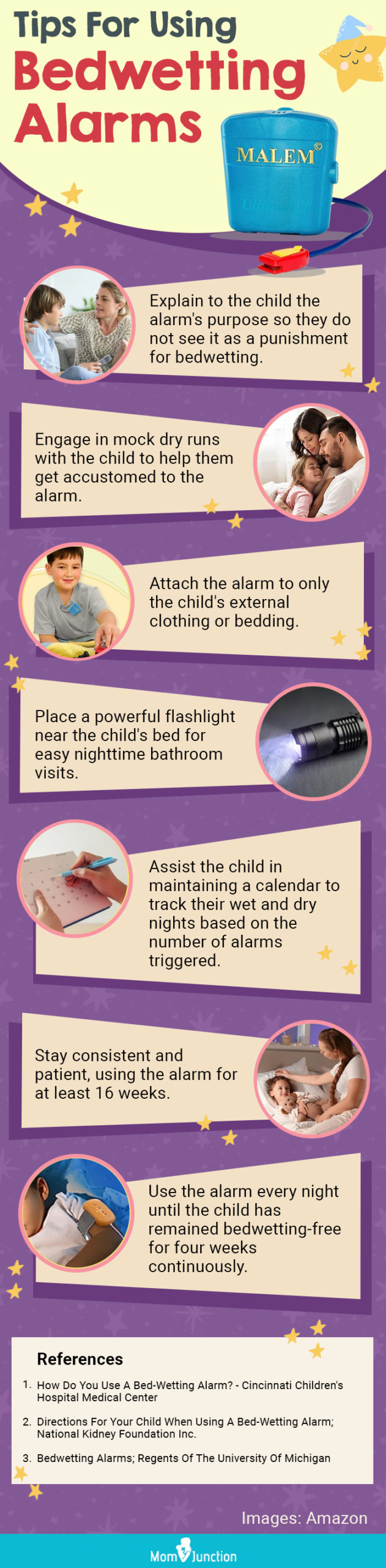 Bedwetting Alarm for Kids Potty Training Sensor Pee Alarm Nocturnal Enuresis  Alarm Sensor Baby Bedwetting Monitors for Kids Boys Girls Elderly Children  Adults, Sounds and Vibration