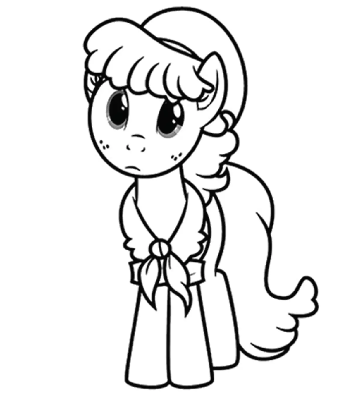 my little pony coloring page