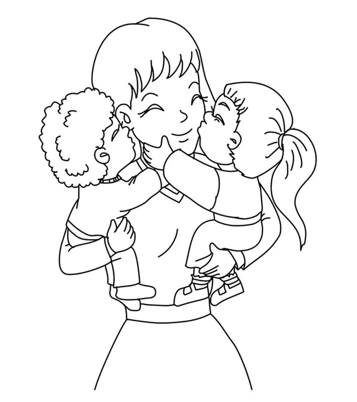 motherly coloring page