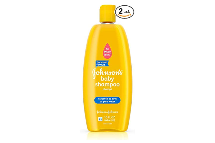 Johnson's Baby Tear Free Gentle Baby Shampoo, Free of Parabens, Phthalates,  Sulfates and Dyes, Yellow, 6.76 Fl Oz