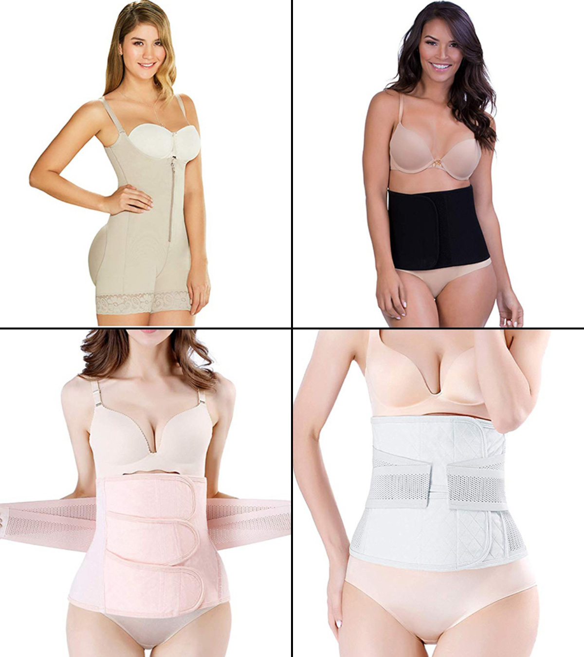 Women Anti-roll Shapewear Shorts Tummy Control High Waist Trainer Panties Compression  Body Shaper Postpartum Girdle (Color : Beige, Size : Small) at   Women's Clothing store