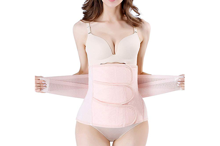 Womens Postpartum Belly Band Waist Trainer Cincher Postpartum Corset Girdles  Body Shaper Breathable Recovery Belly Wrap Post Pregnancy Support Belt  Belly Band 