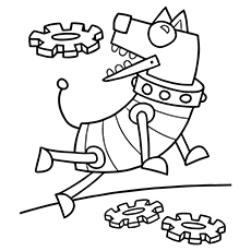 20 Cute Printable Robot Coloring Pages Online