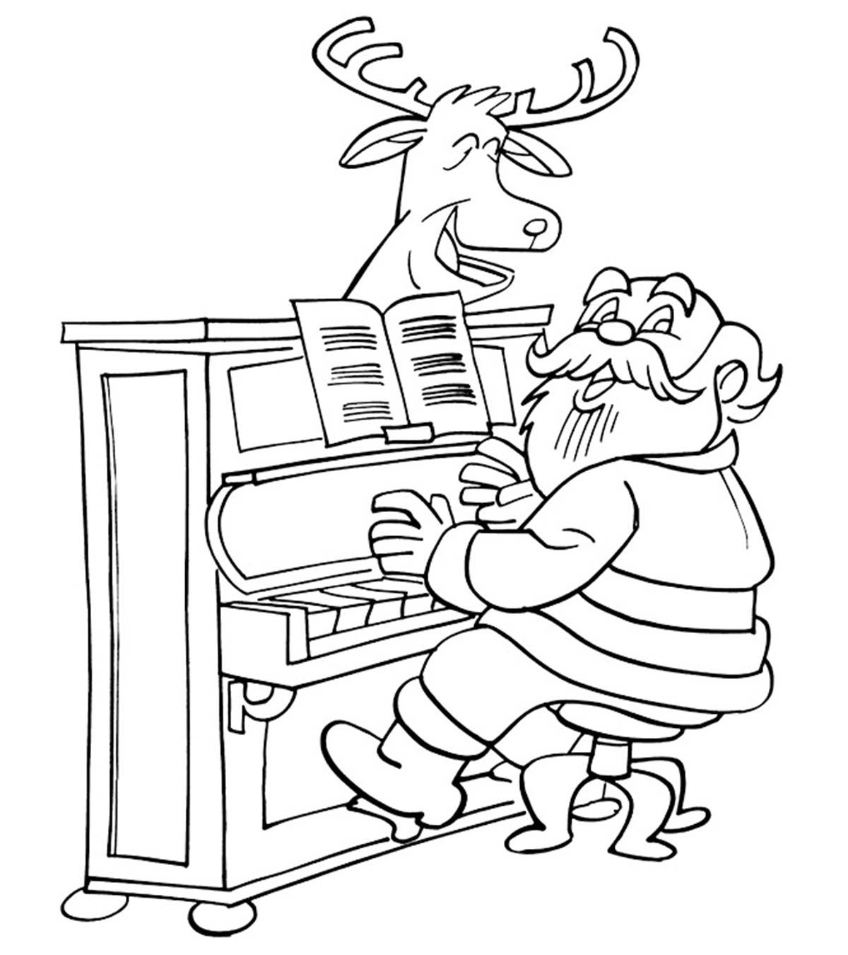 10 Beautiful Piano Coloring Pages For Your Little One_image
