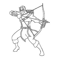 coloring pages archery pictures