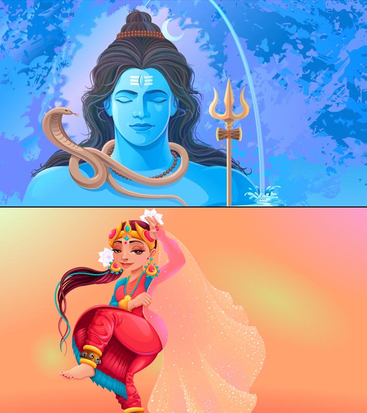 hindu gods shiva animation