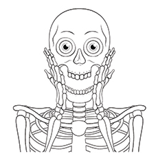 15 Best Skeleton Coloring Pages For Your Toddler