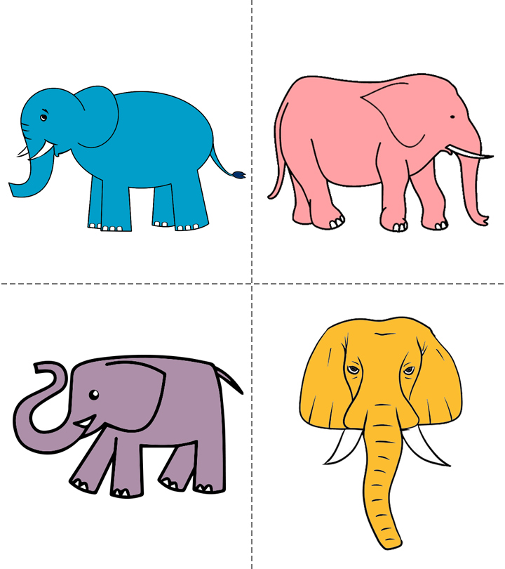 Simple Elephant Family Drawing - Novocom.top HD phone wallpaper | Pxfuel