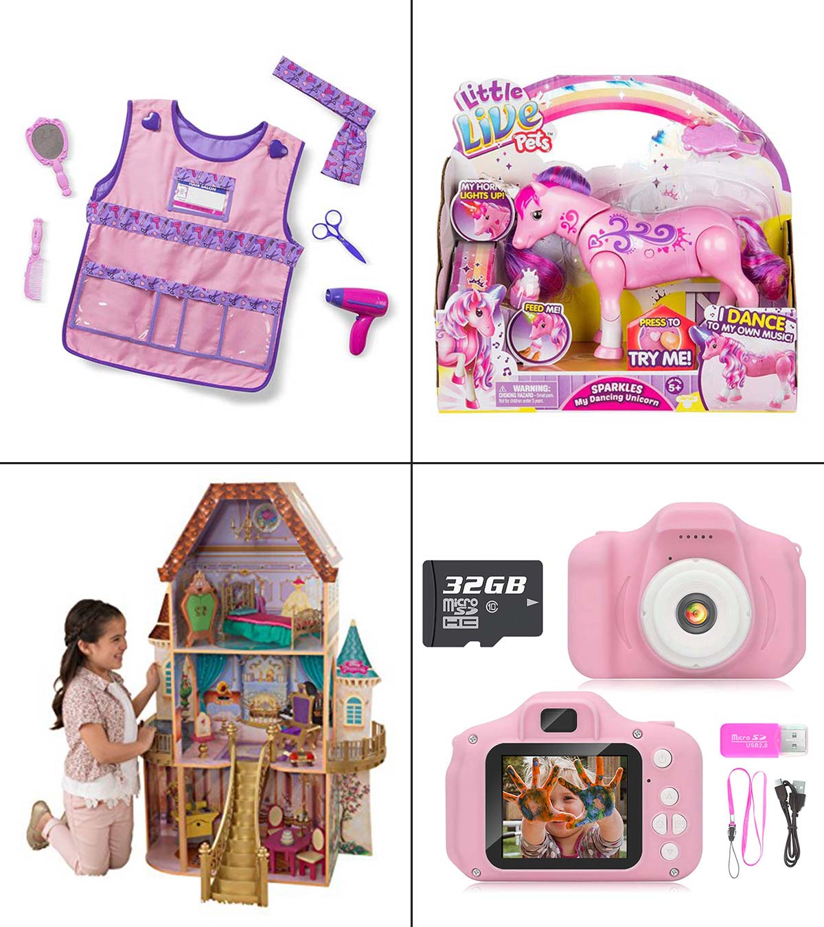 GetUSCart- 5 Year Old Girl Birthday Gifts,Girl Toys Age 6-7,Toys For Girls  Age 5 6 7,Kids Toys For 6 Year Old Girls Gifts,Christmas Birthday Gifts for  8 9 10 year old girls,Karaoke