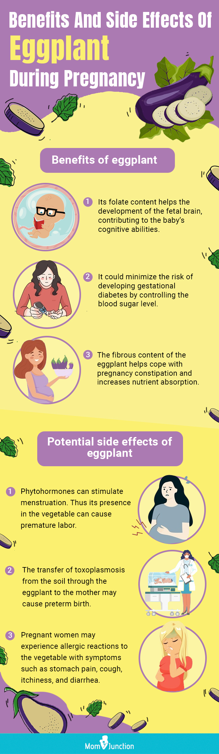 The health benefits of aubergines