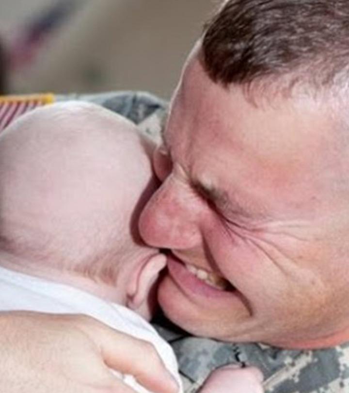 20 Breathtaking Photos Of Fathers Meeting Their Newborn Babies