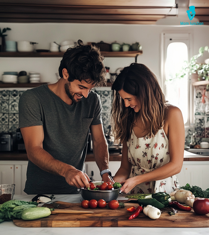 A WIfe Feeding Her Husband With Love