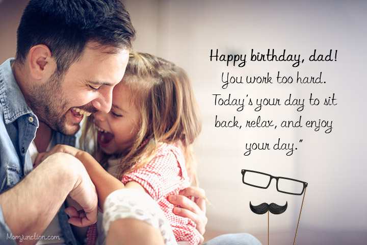 Best message for dad on store his birthday