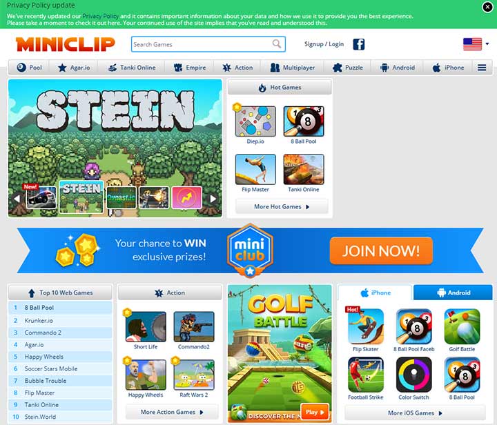 Ten best online games for children