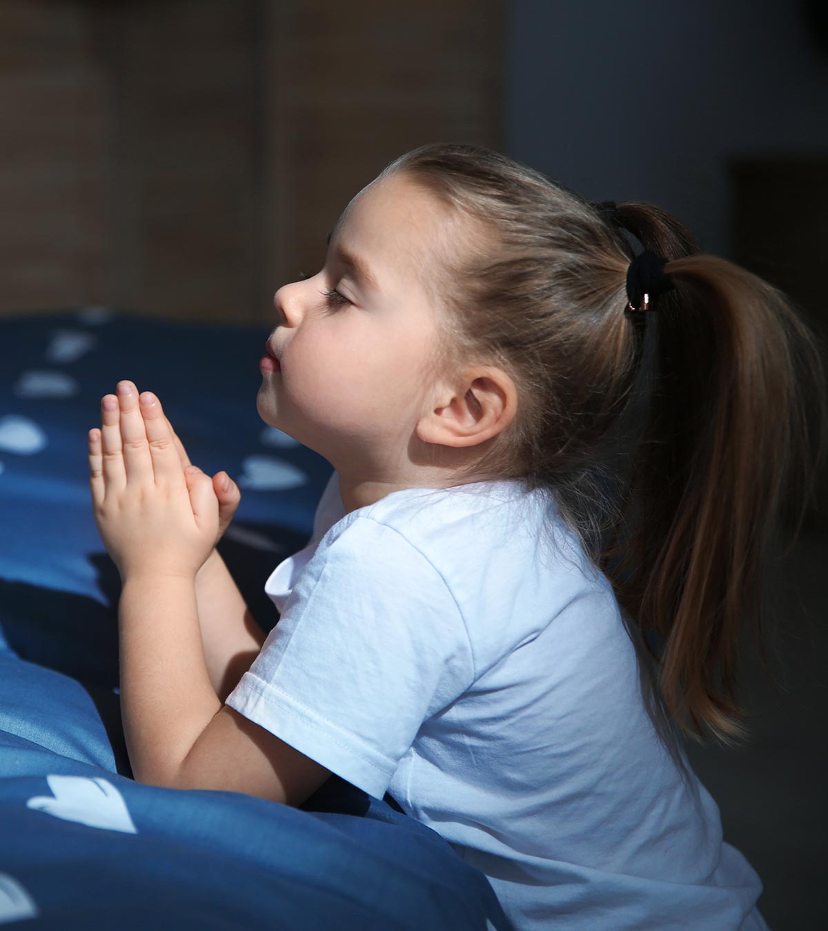 Child Doing Bedtime Prayer