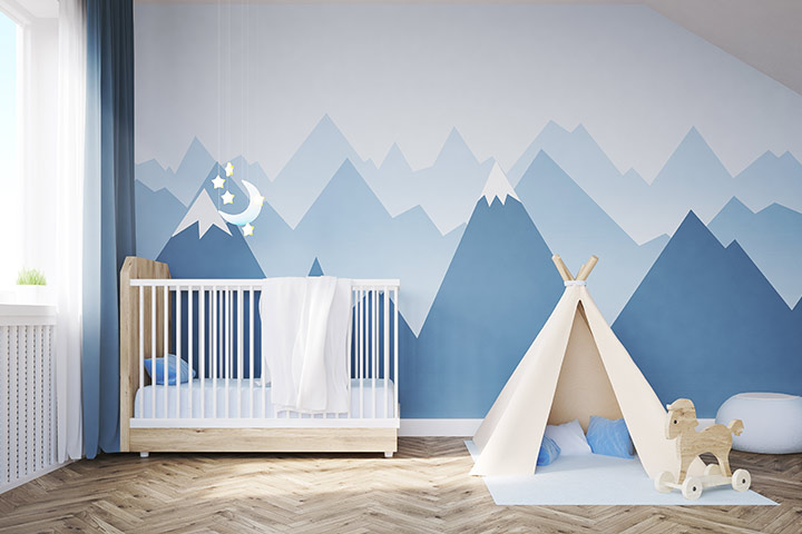 baby boy blue nursery ideas