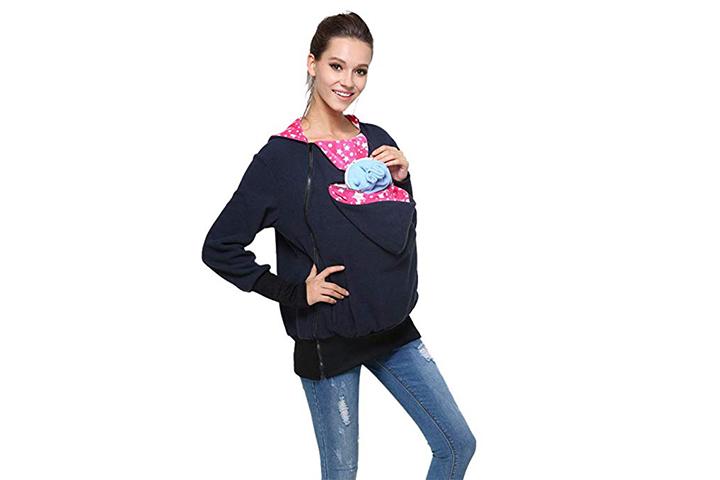 Kangaroo sweater for mom best sale and baby