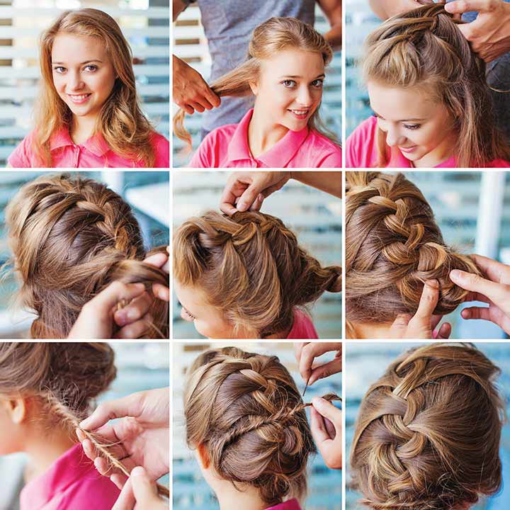 How to French Braid in 9 Easy Steps - French Braid Hair Video Tutorial
