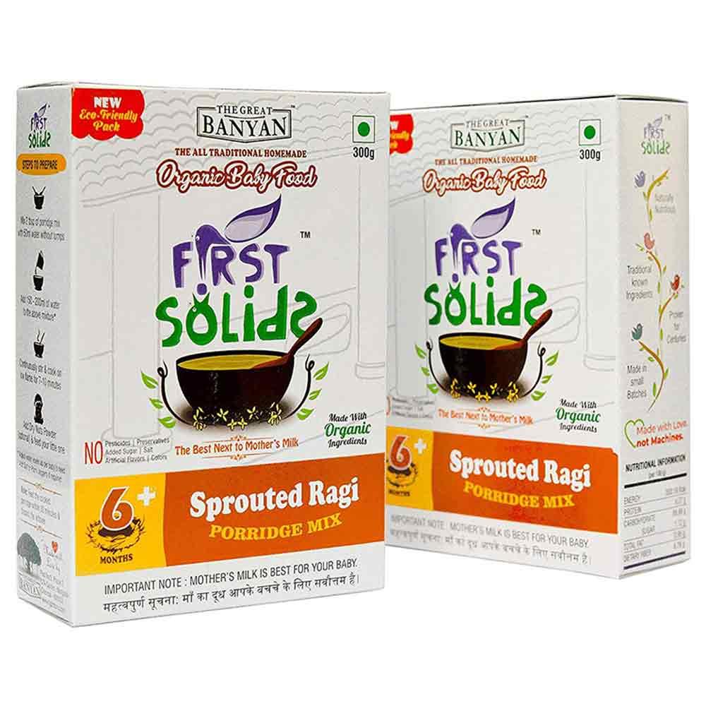 First Solids Organic Sprouted Ragi Cereal Reviews