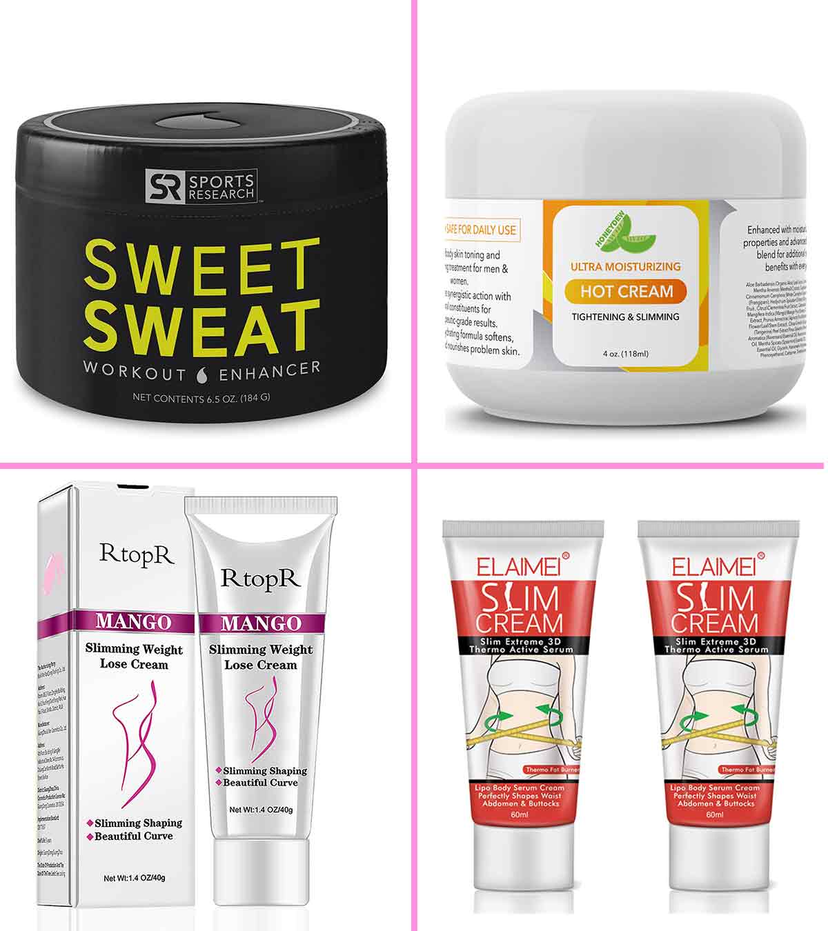 Hot Firming Lotion Sweat Enhancer - Skin Tightening Cream for Stomach Fat  and Cellulite - Sweat Cream for Better Workout Results - Long Lasting