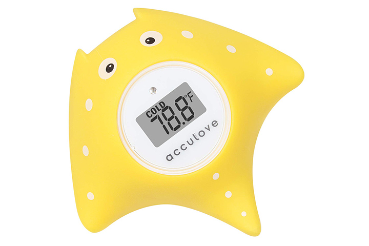 Baby Bath Thermometer with Room Thermometer - Famidoc FDTH-V0-22 New Upgraded Sensor Technology for Baby Health Bath Tub Thermometer Floating Toy
