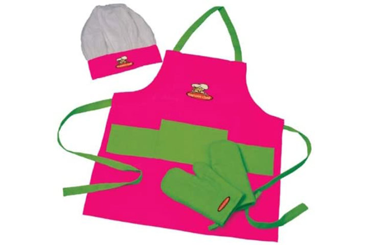 Mother Daughter Matching Pink & Polka Dot Cupcake Apron Set