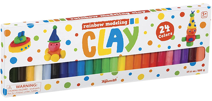 Air Dry Clay For Kids, 24 Colors Modeling Clay With Play Mat, Soft
