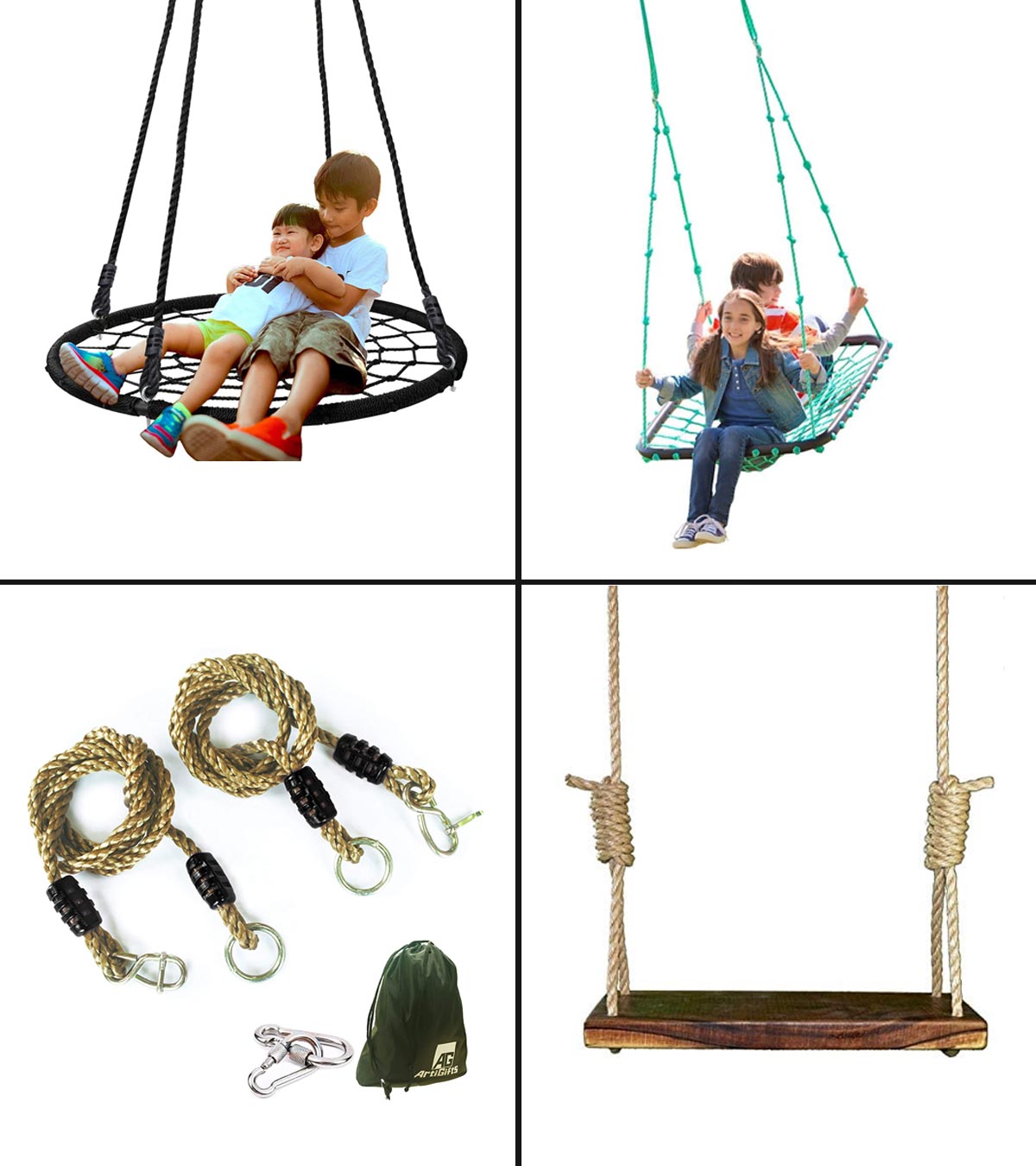 DIY One Rope Tree Swing - Outdoor Children's Play, Kids, Toy